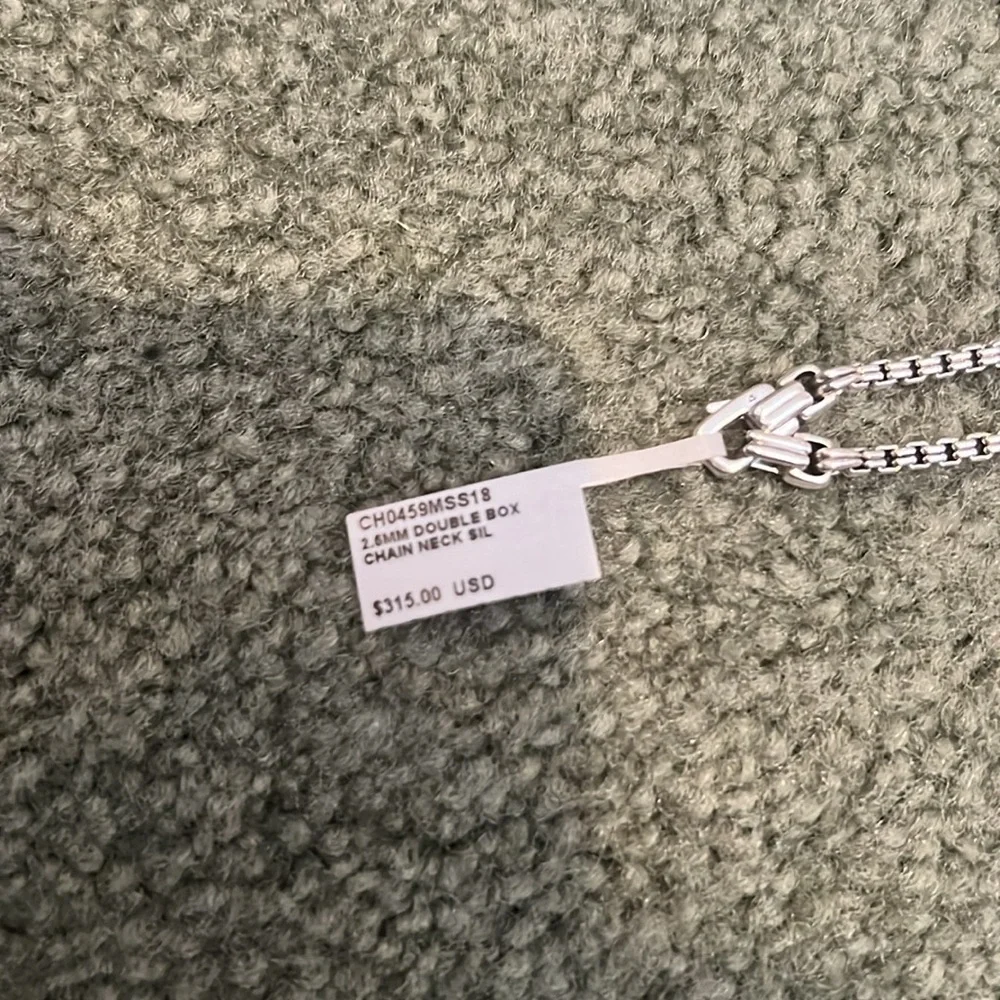 Authentic David Yurman double box chain - Picture 6 of 6